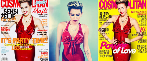 Miley Cyrus wears William Wilde in Cosmopolitan Magazine