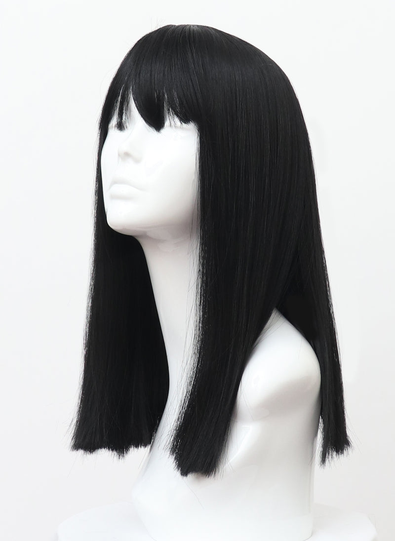 A119 Natural Black Cleopatra with Fringe