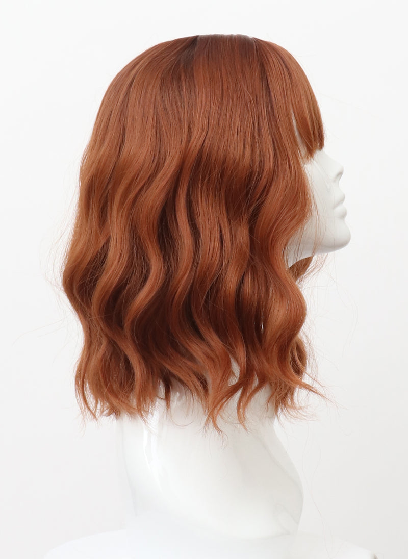A121 Ginger Natural Wave with Fringe