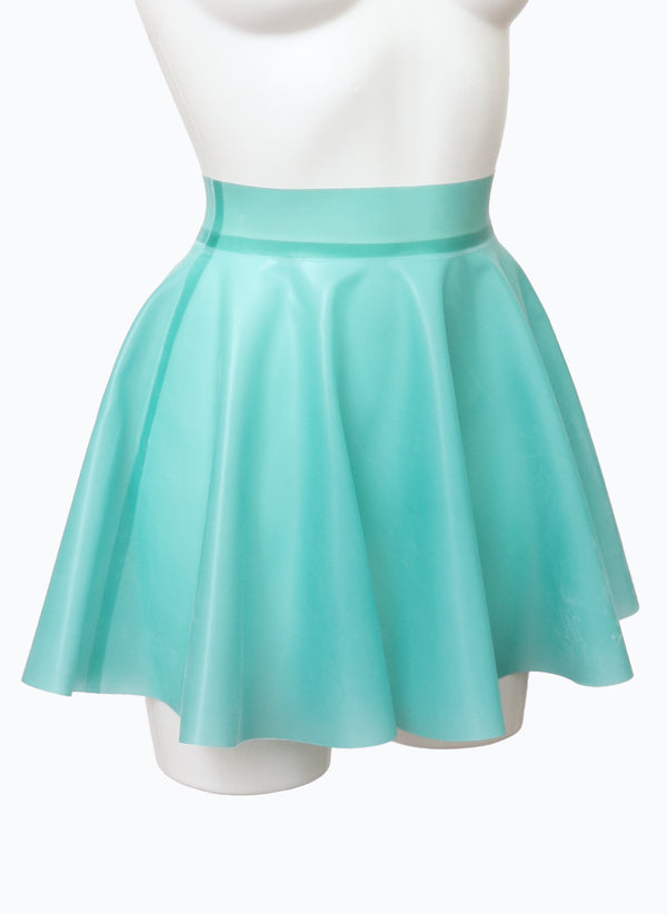 ST Aqua Latex Skater Skirt - ALL SIZES