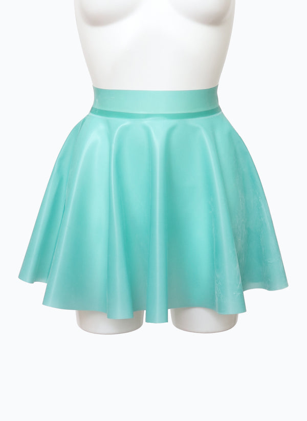 ST Aqua Latex Skater Skirt - ALL SIZES