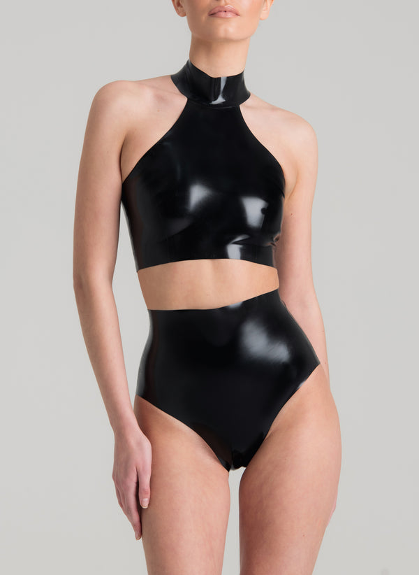 Black Latex Set - 2Pc - MEDIUM