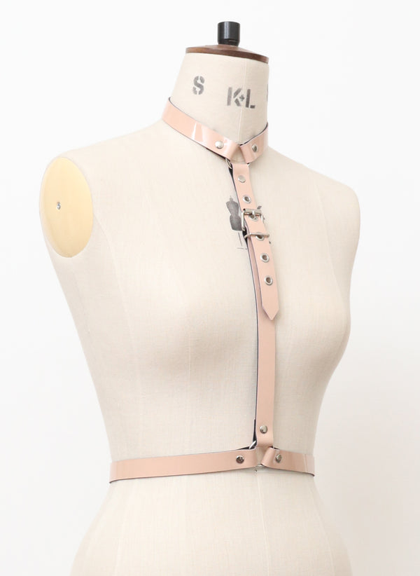 Baby Pink Leather Neck to Waist - XS/M