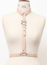 Baby Pink Leather Neck to Waist - XS/M