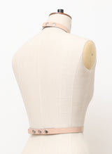 Baby Pink Leather Neck to Waist - XS/M