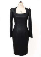 Leatherette Dress - Fit Sample - ALL SIZES