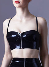 Latex Bad Girl Bra Top