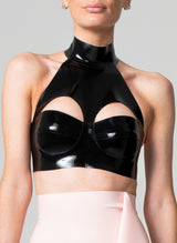 Latex Galaxy Bra Top