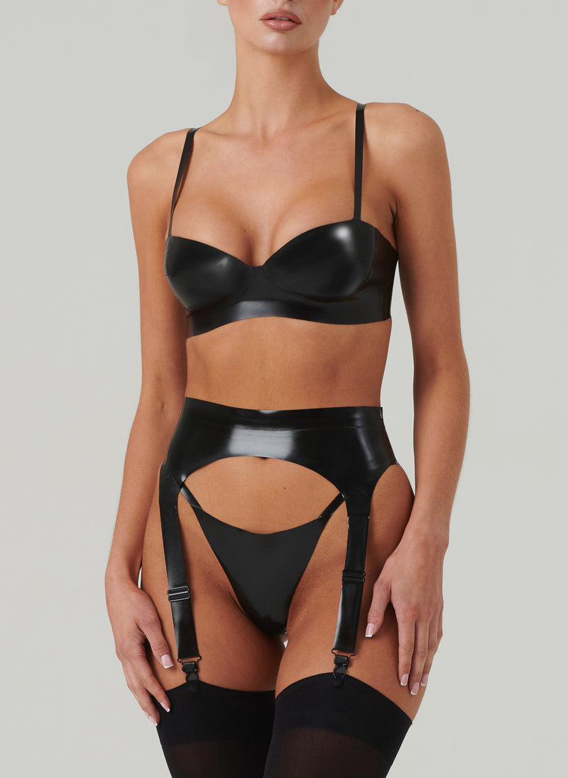 Latex Tabitha Lingerie Set